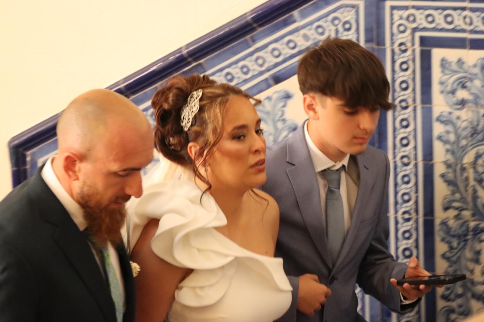 Jesús y Rosa sellan su amor en el Salón del Trono
