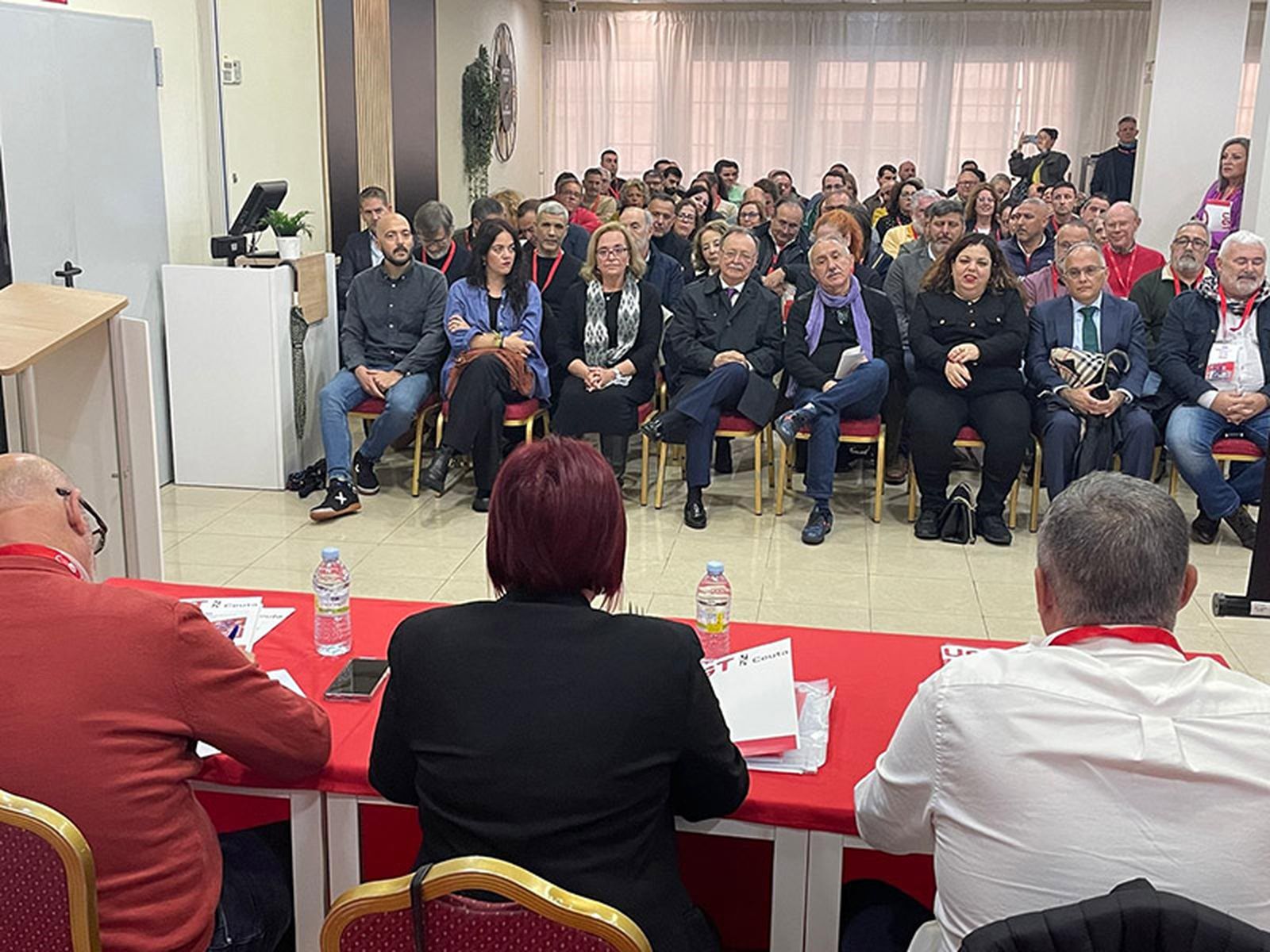Un momento del congreso de UGT celebrado en Ceuta ayer jueves/FOTO REDUAN