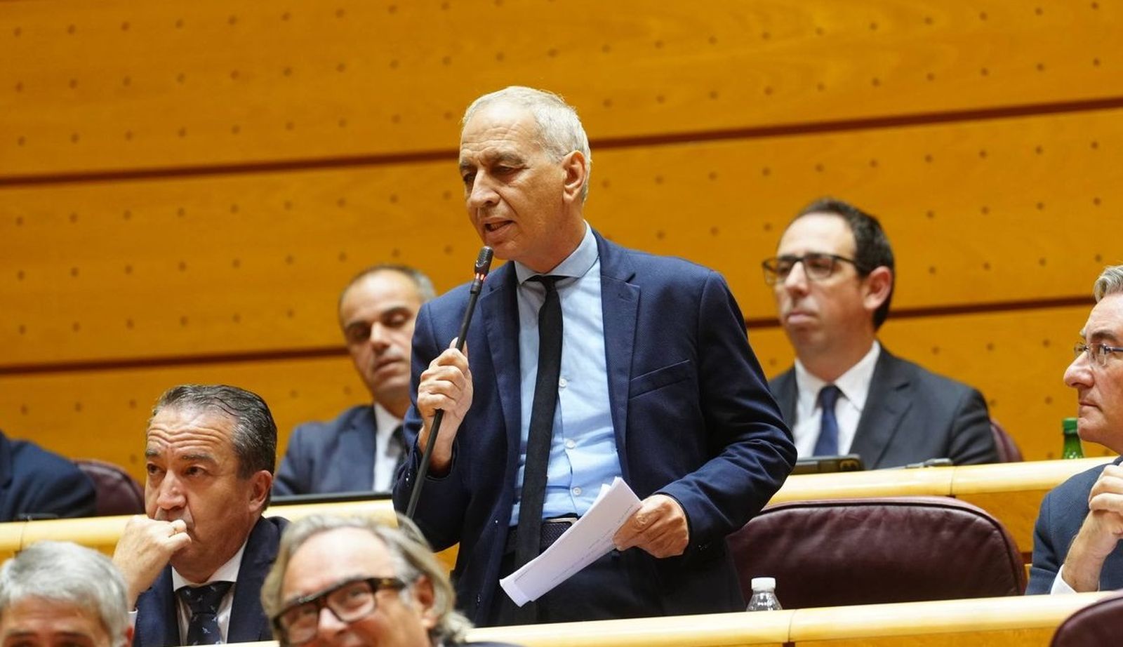 El senador de Ceuta por el PP, Abdelhakim Abdeselam, en el Senado