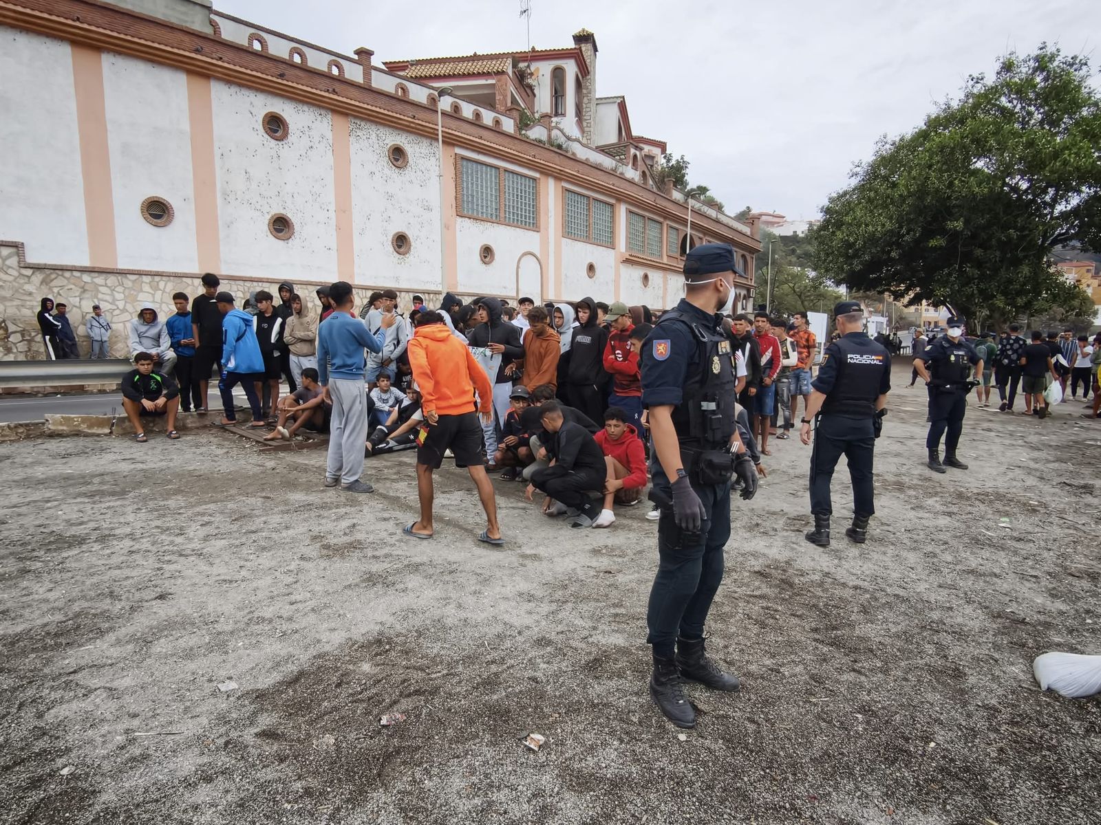Menores migrantes alzan la voz en el Trampolín y reclaman protección
