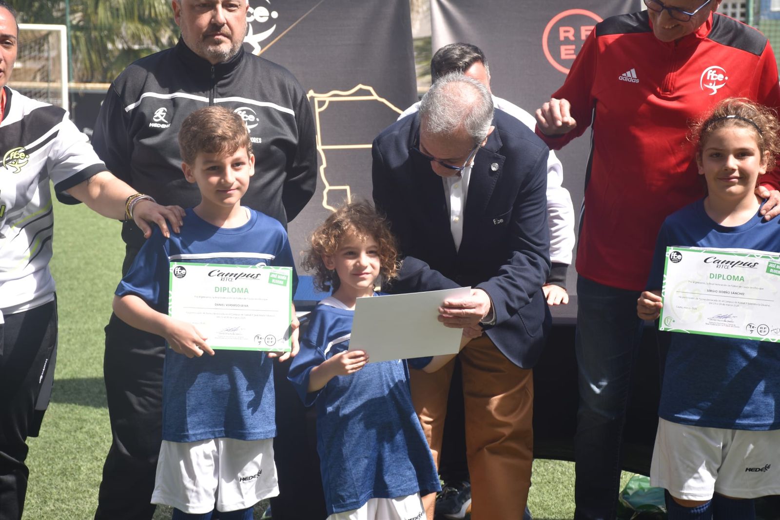 Entrega de diplomas Campus de Fútbol