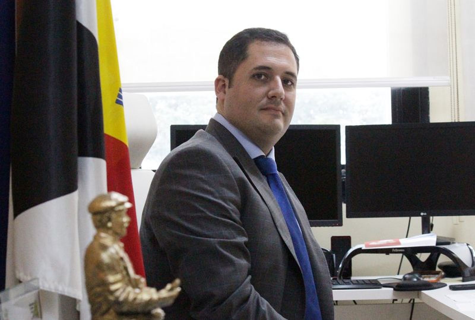 El consejero de Fomento y Turismo, Alejandro Ramírez durante la entrevista concedida a EL PUEBLO. / FOTO REDUAN