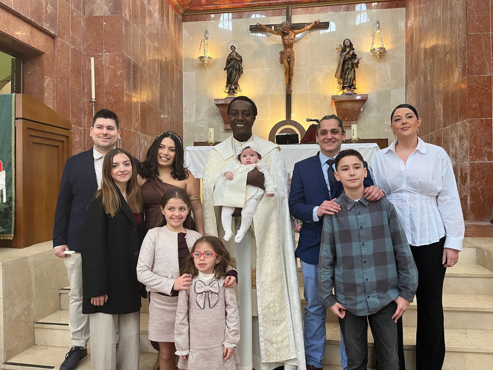 Bautizo de Mérida en la Iglesia de Santa Teresa de Jesús