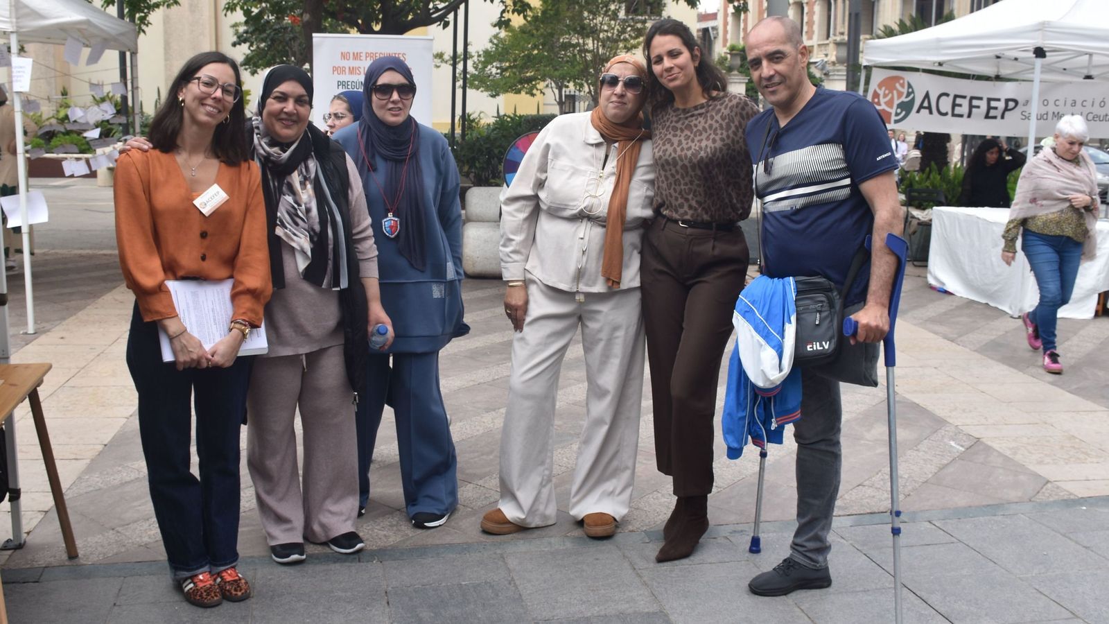 Algunos de los asistentes al acto