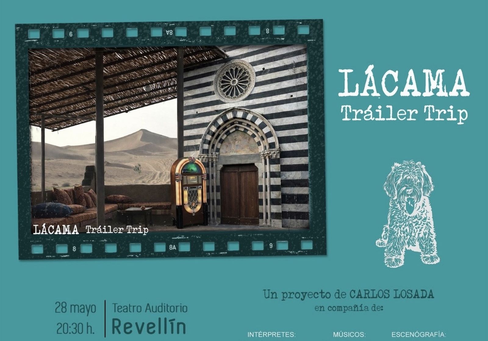 Cartel anunciador de la obra de teatro 'Lácama'