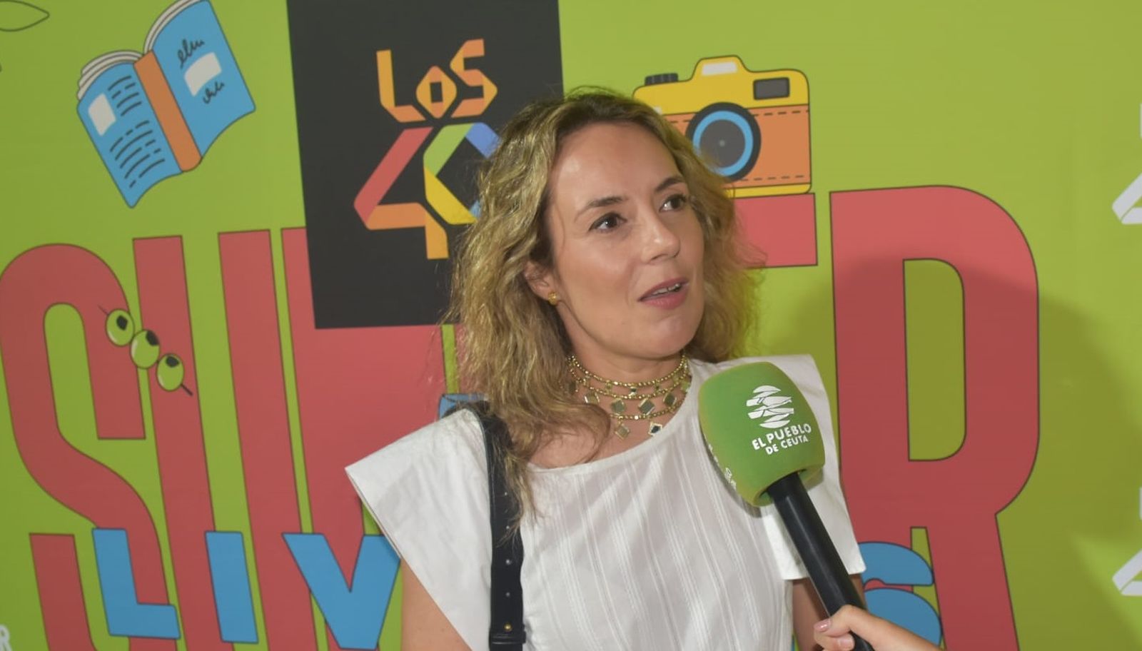 La consejera de Cultura, Pilar Orozco, durante el festival Los40 Summer Live