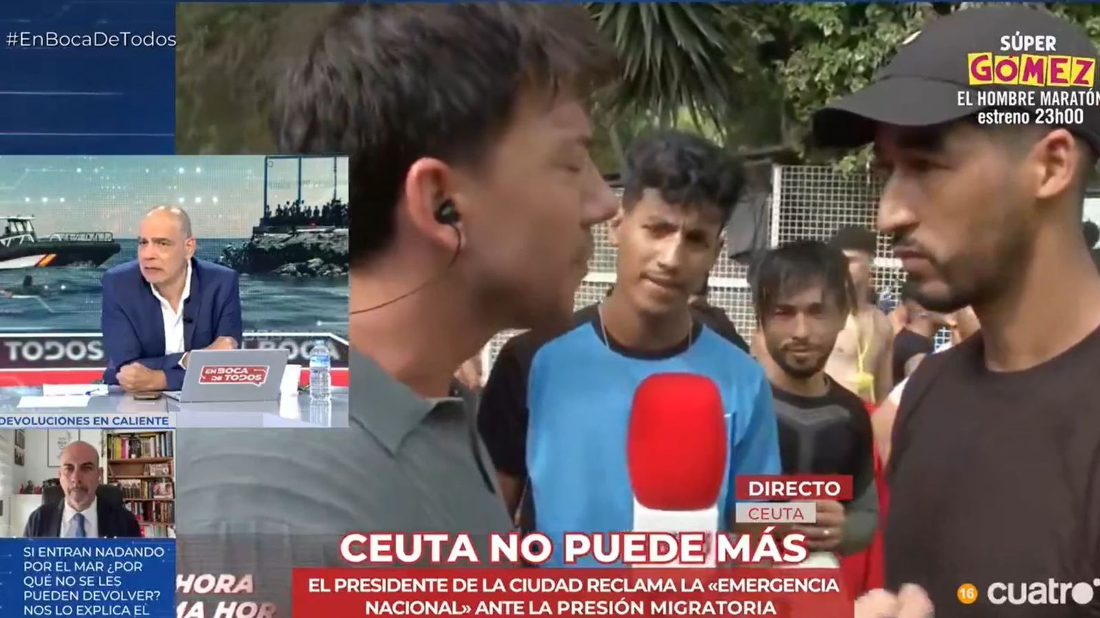 Fotograma del programa "En boca de todos", con Nacho Abad