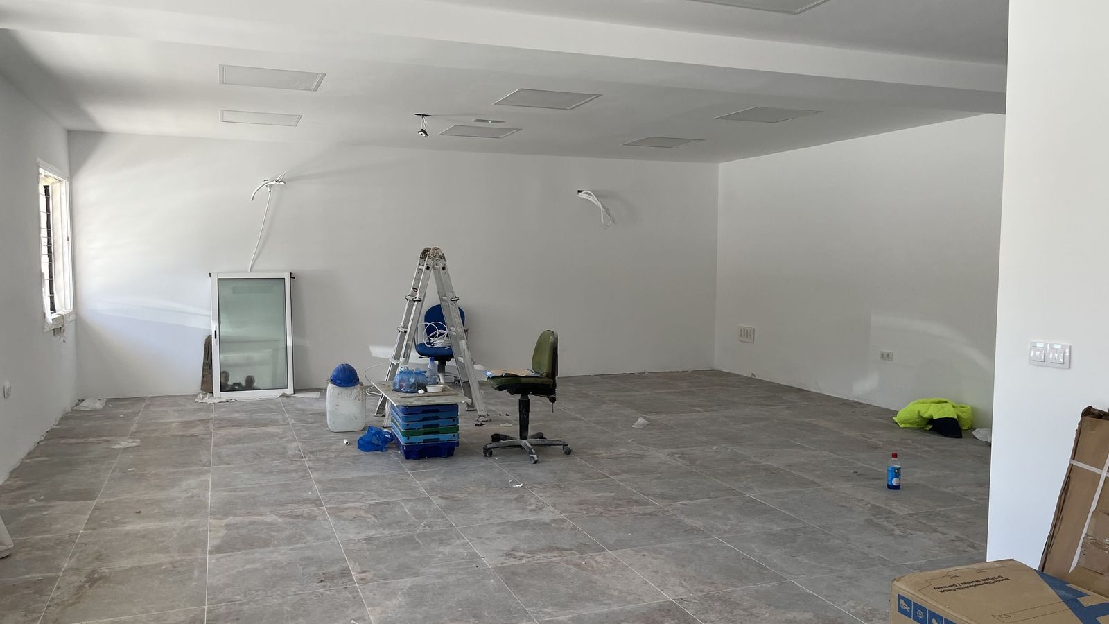 Obras de reforma de las oficinas de la Cofradía de Pescadores