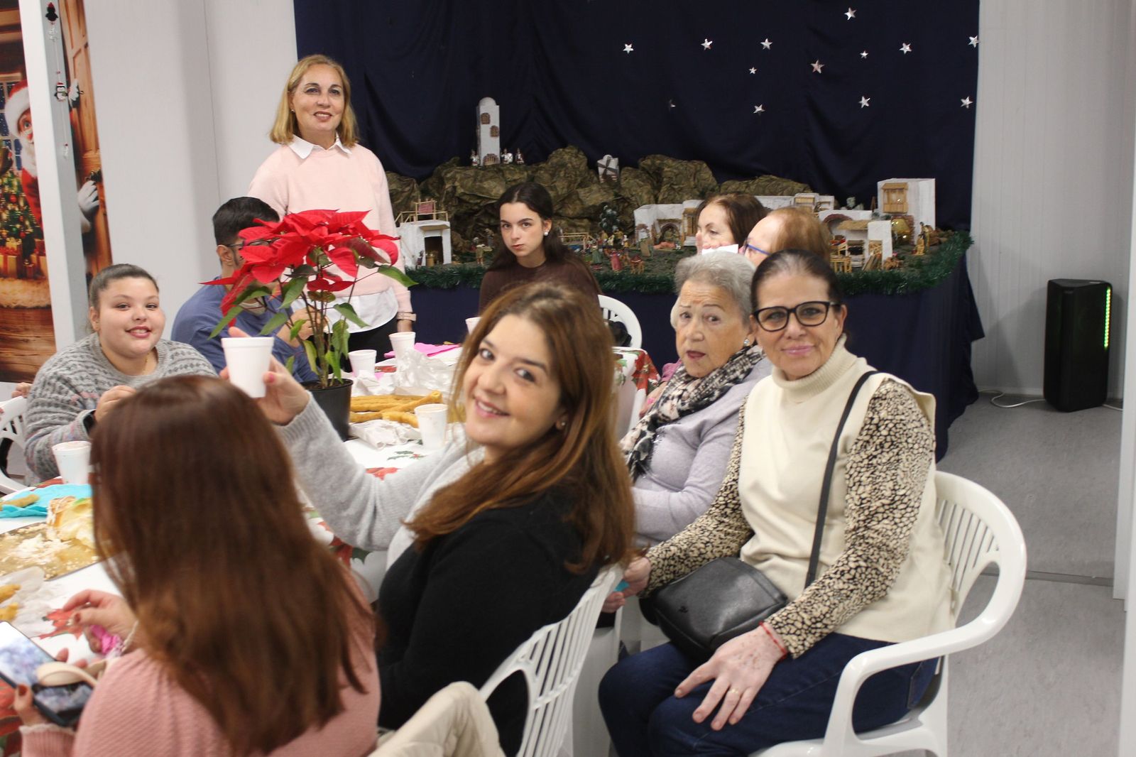 Una chocolatada especial en Juan XXIII