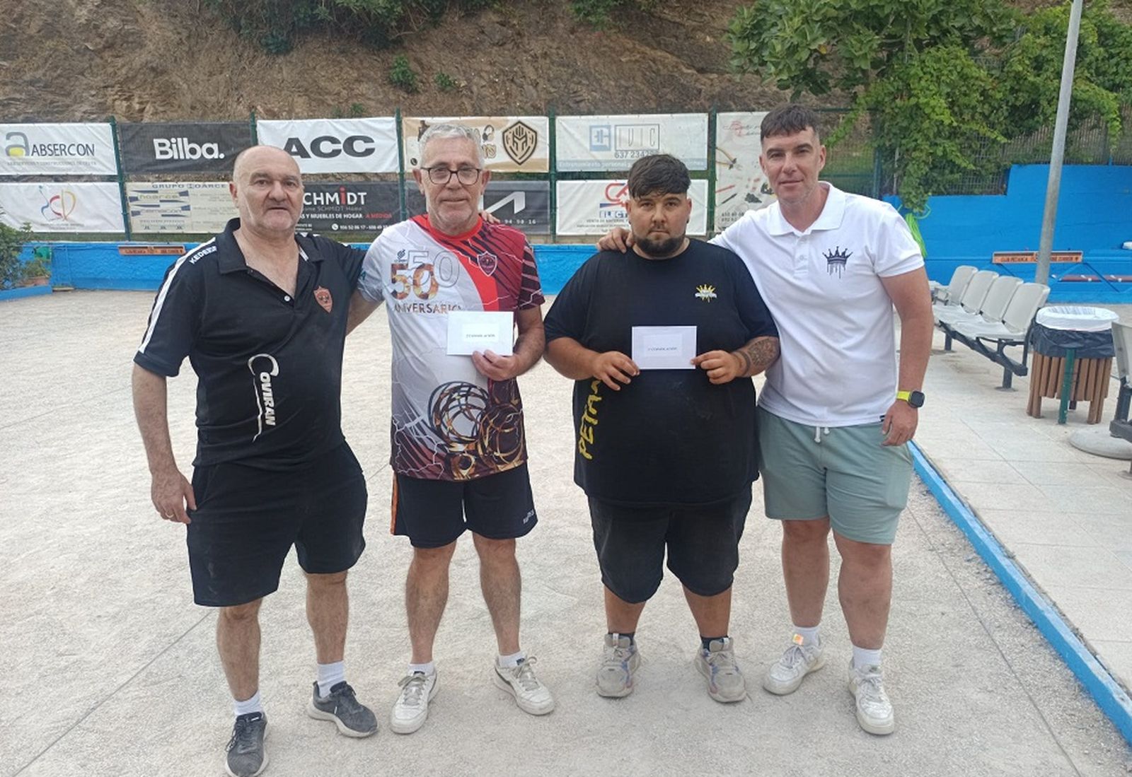 Entrega de trofeos del torneo