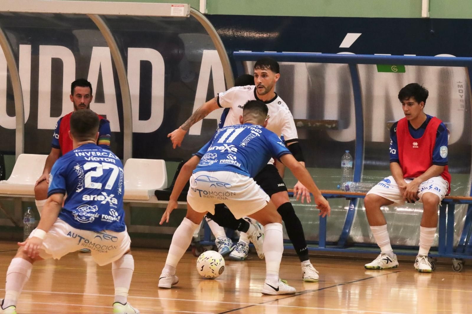 Victoria de la UA Ceutí ante el Xerez Futsal