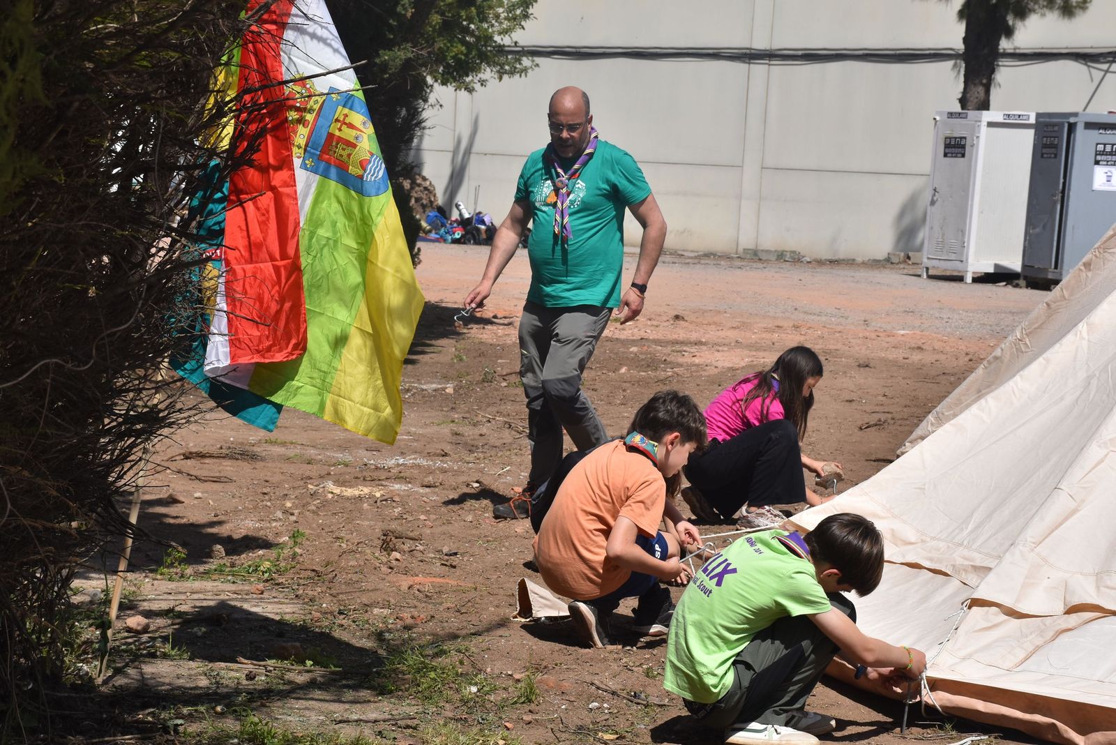 Ceuta da la bienvenida al movimiento scout con una hermosa ceremonia