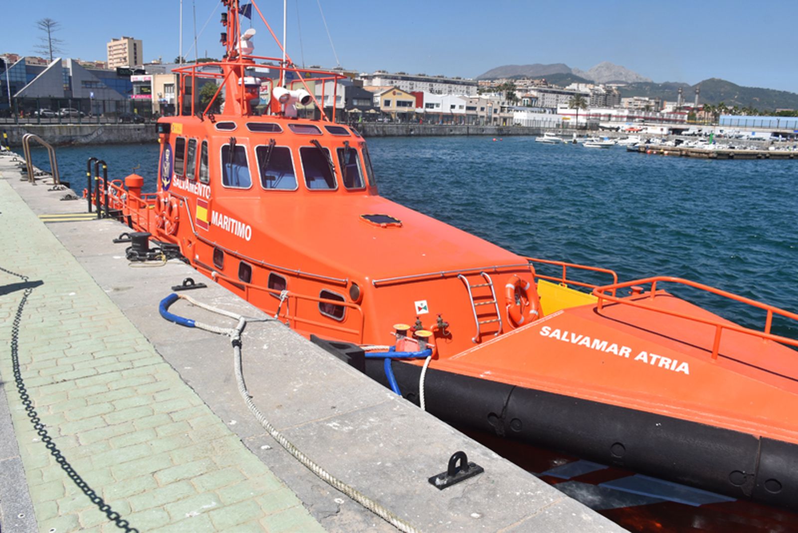 La OPE ensaya una zona de emergencia en el Muelle España