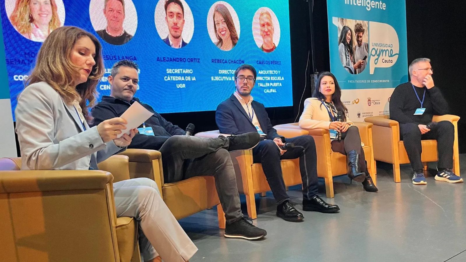 Ortiz Pérez, segundo por la derecha, en una mesa redonda de la jornada Universidad Pyme celebrada por Fundea el pasado día 5