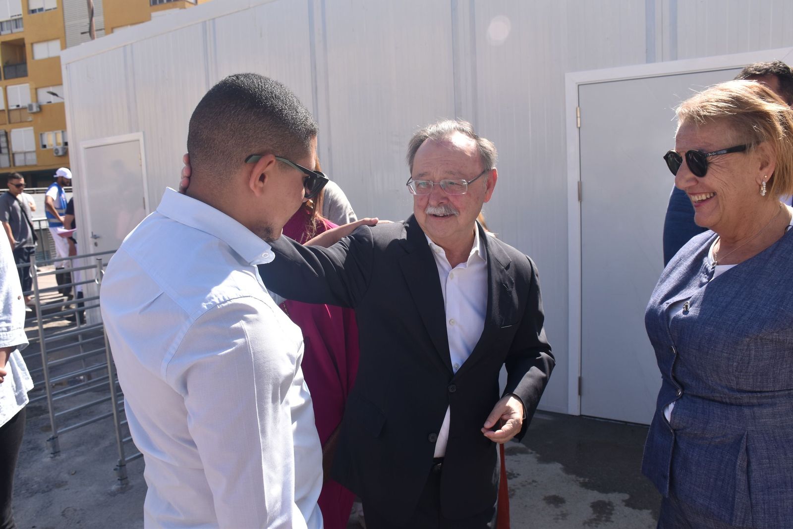 Así ha sido la visita de Benzina y Vivas al matadero de Hadú
