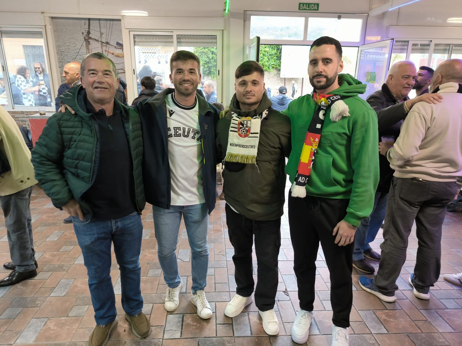 Asi vivió Nicol's la previa del partido AD Ceuta-Racing