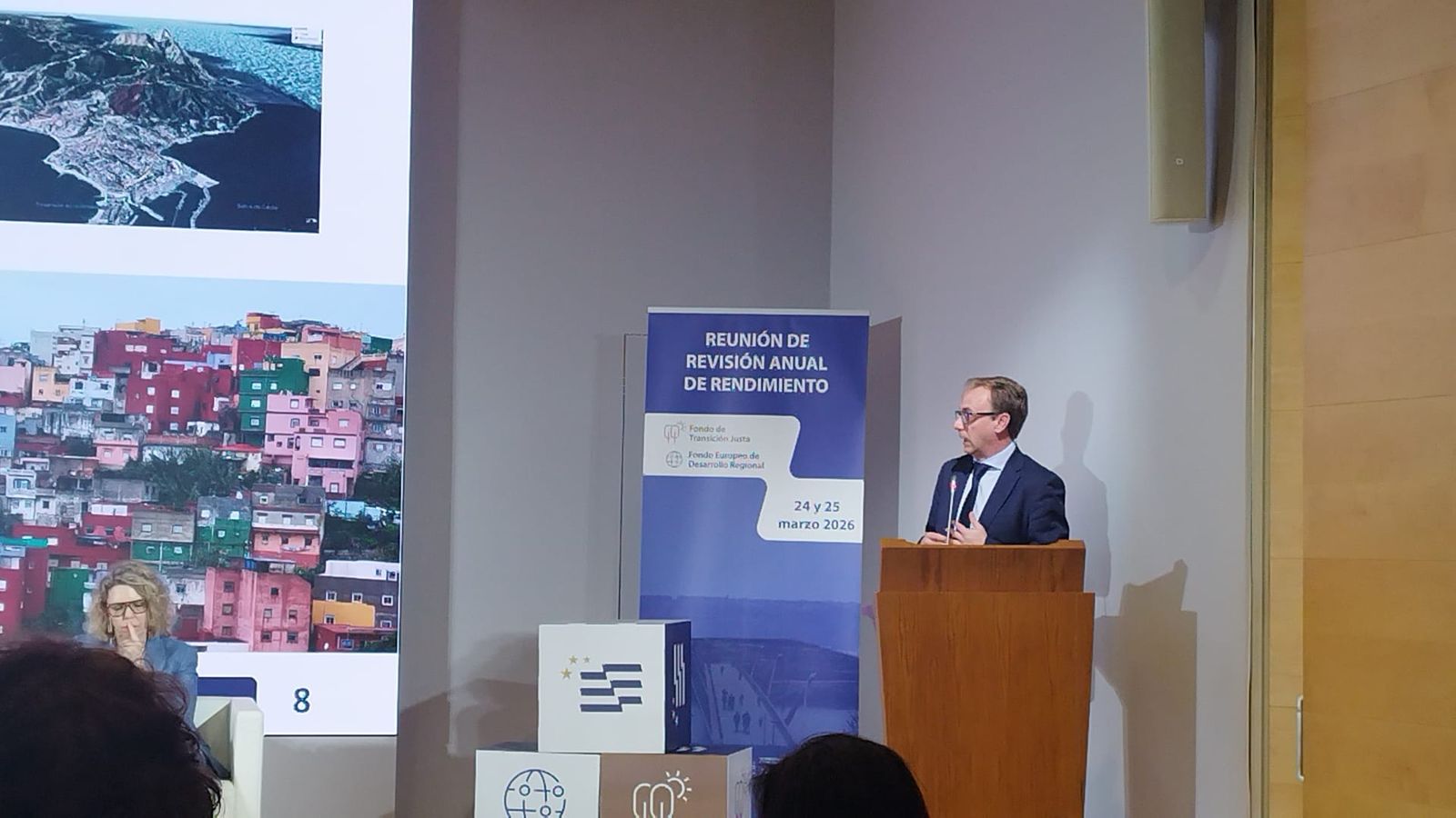 Guillermo Martínez (PP) durante su exposición. / FOTO CEDIDA