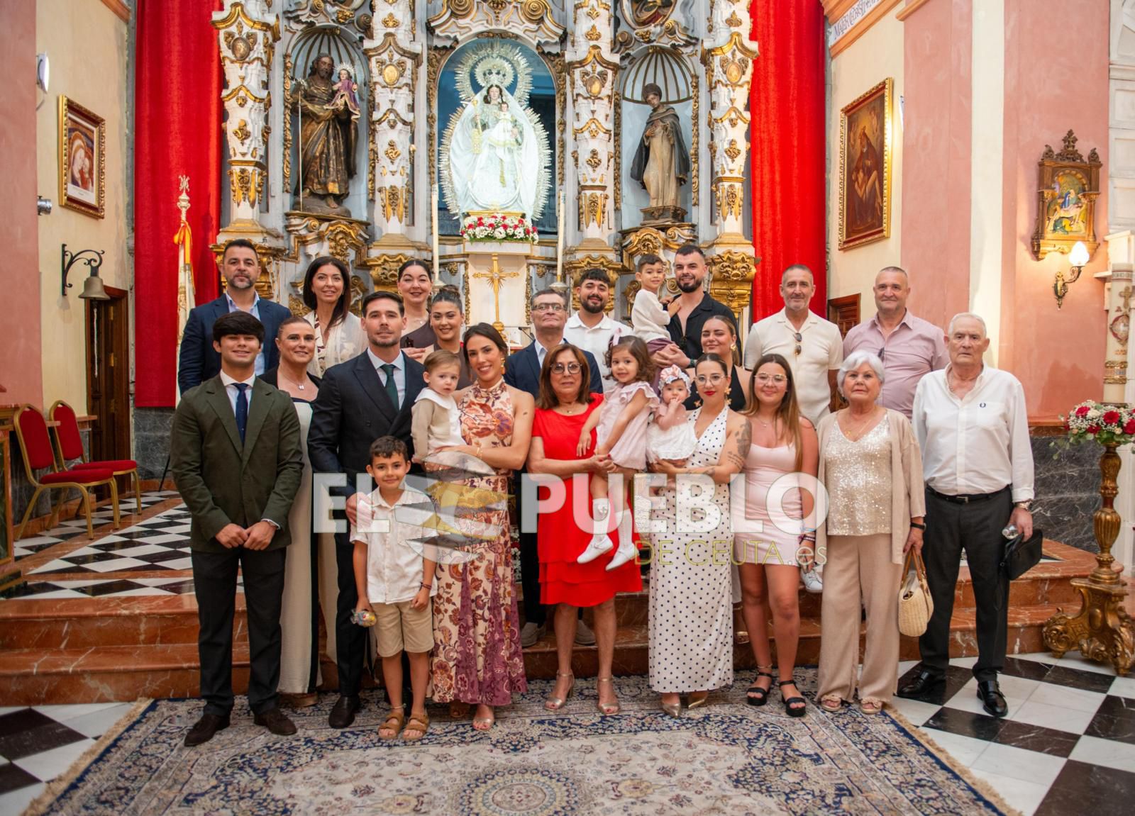 Bautizo de Nico en la  Iglesia de Nuestra Señora de  los Remedios