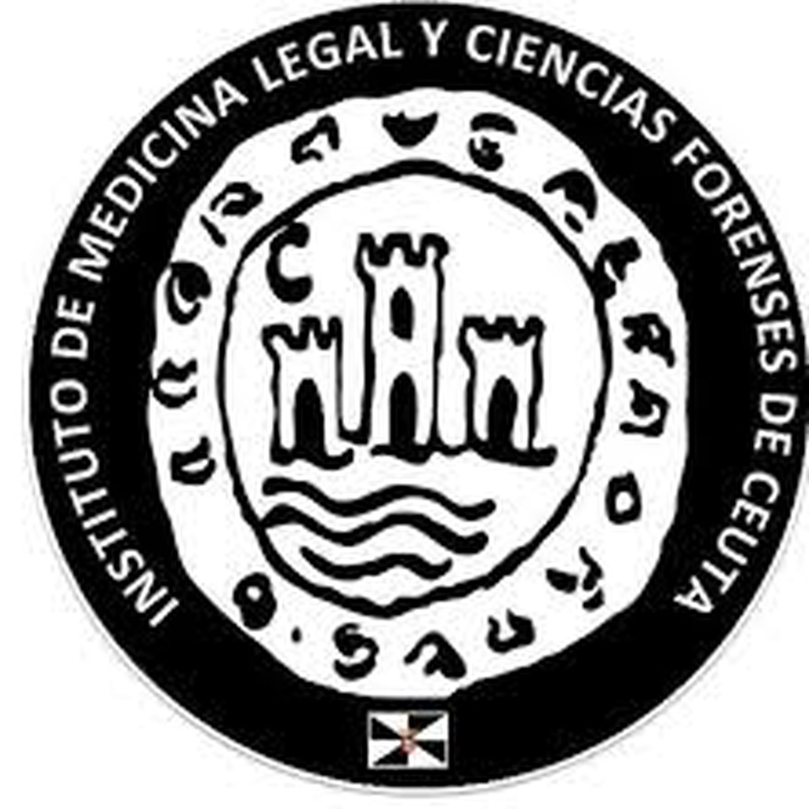 Logo del IMLCF de Ceuta. Logo del IMLCF de Ceuta.