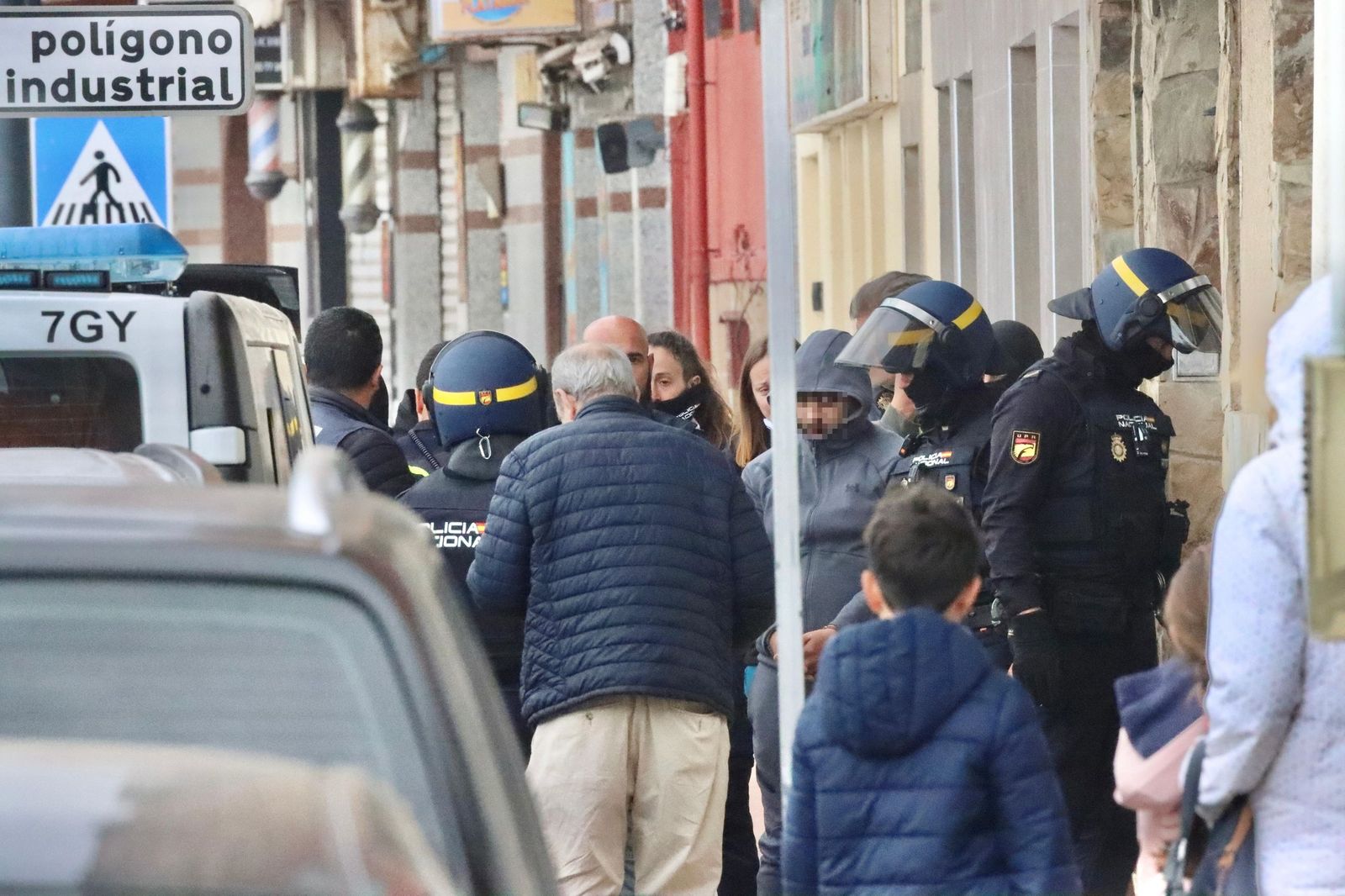 Operación antidroga en Ceuta, en las zonas de Benítez y edificio Baeza.