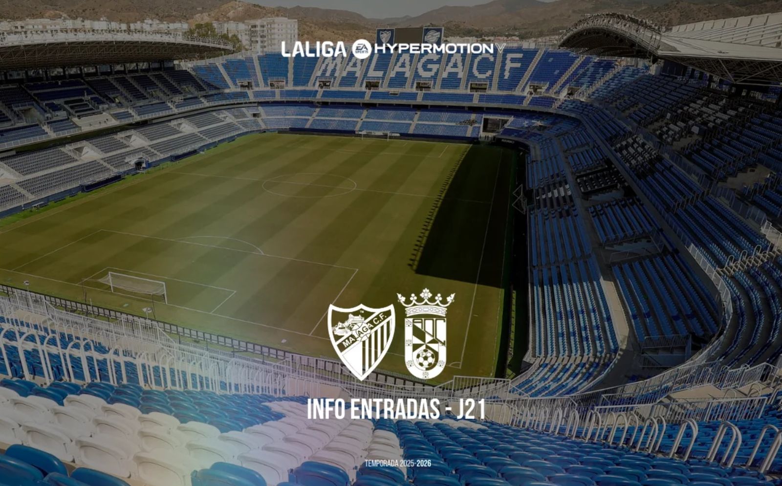 La AD Ceuta FC se enfrentará el domingo 11 de enero al Málaga CF en La Rosaleda a las 16.15 horas