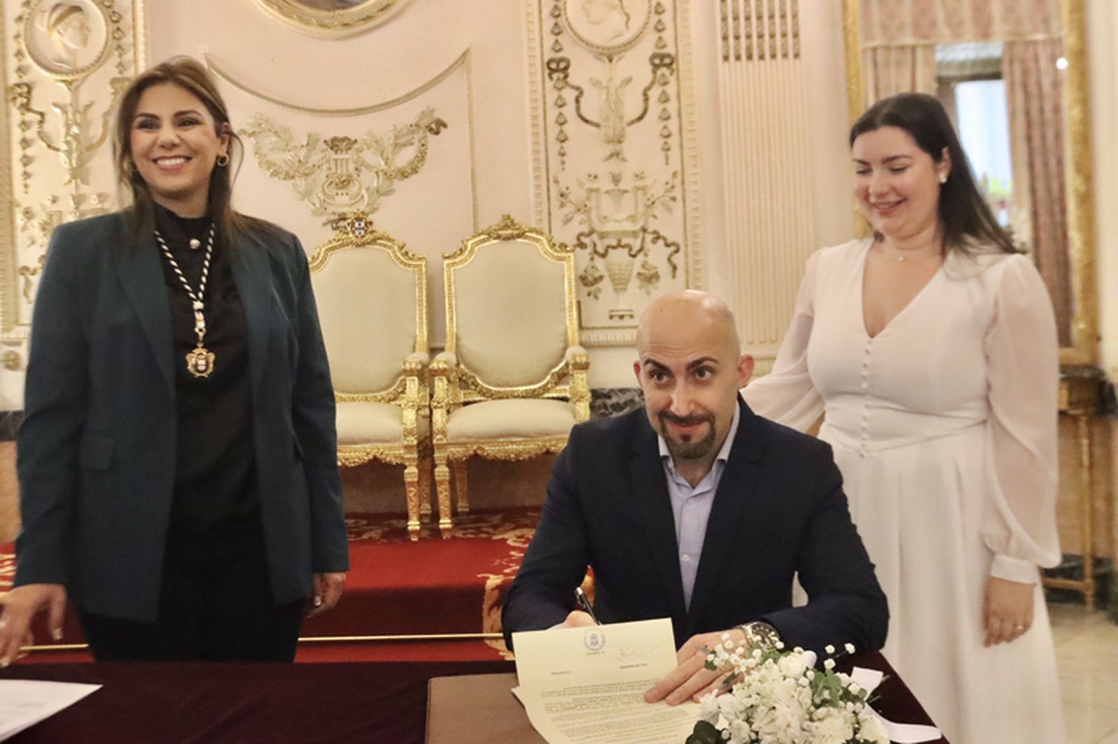 Boda entre Juan Carlos y Sara