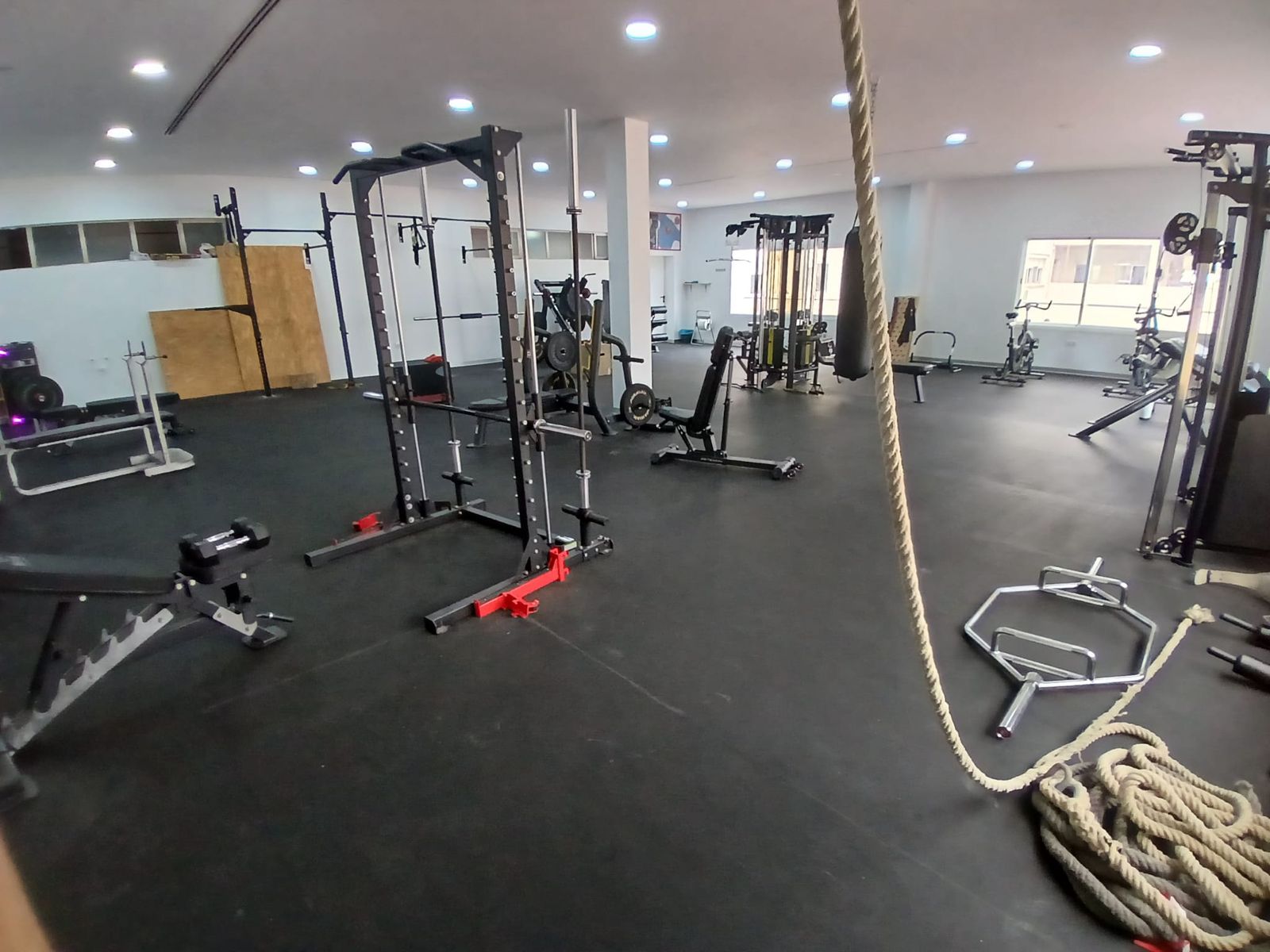 Vista del nuevo gimnasio