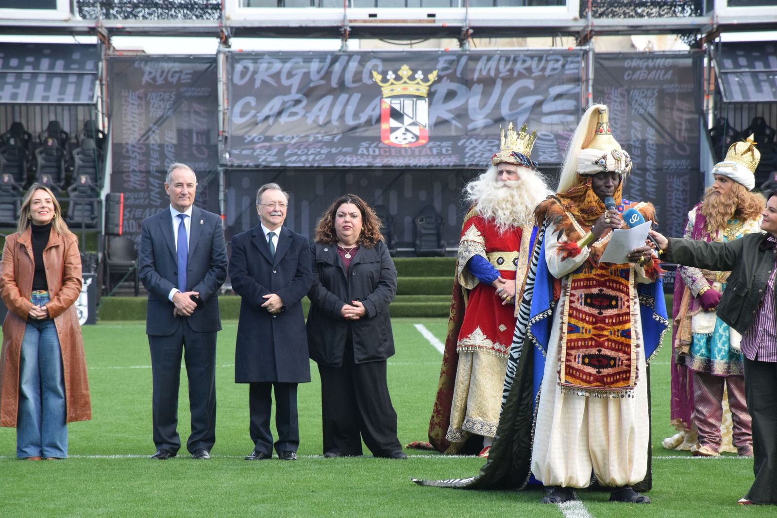 Así se vivió en el Murube la esperada llegada de los Reyes Magos