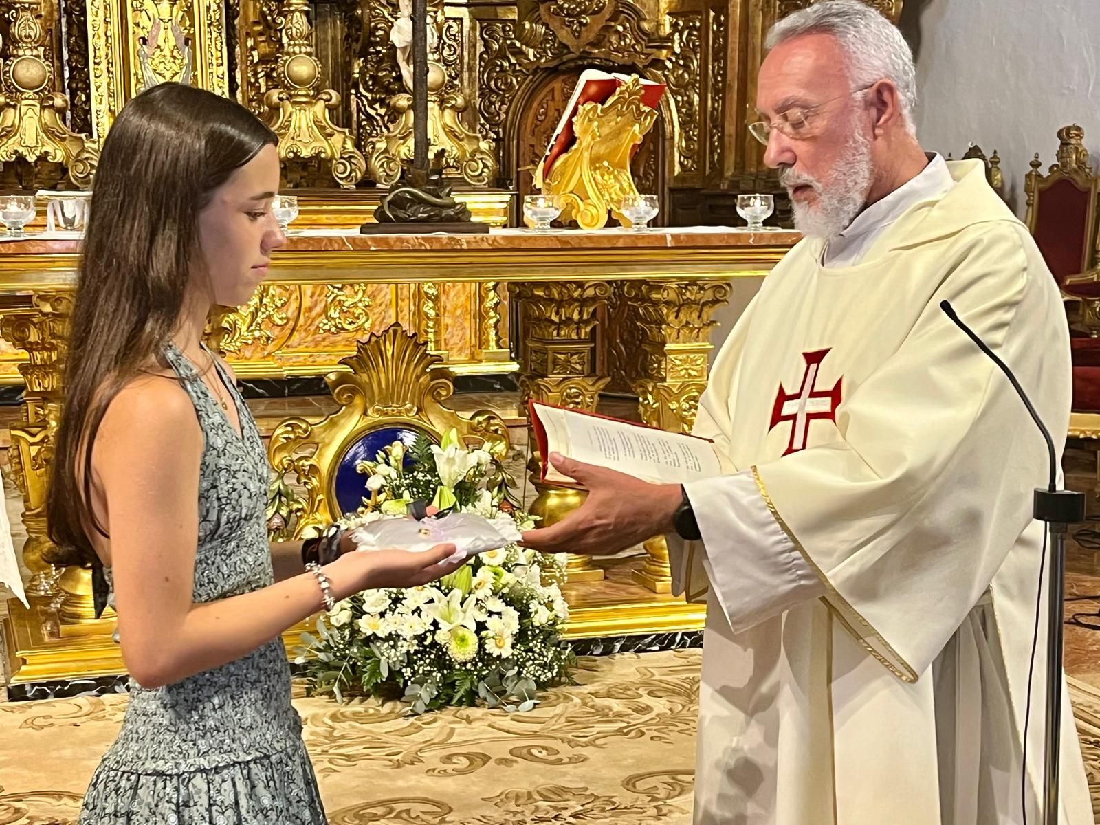 Boda de oro en el Santuario de Nuestra Señora de África de Pedro y Pepi