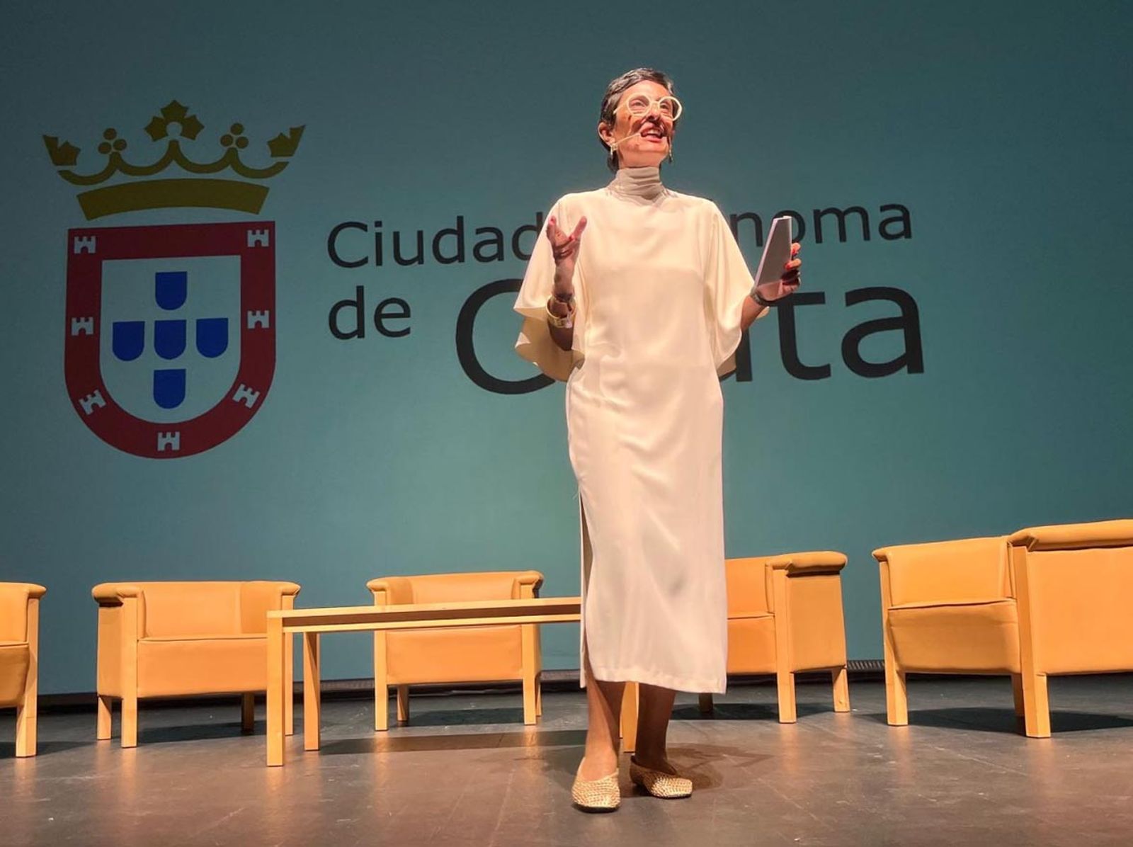 Kissy Chandiramani, durante su intervención en el acto