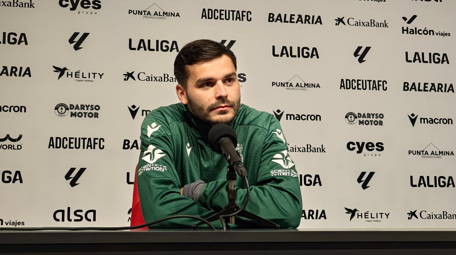 Capa, jugador de la AD Ceuta