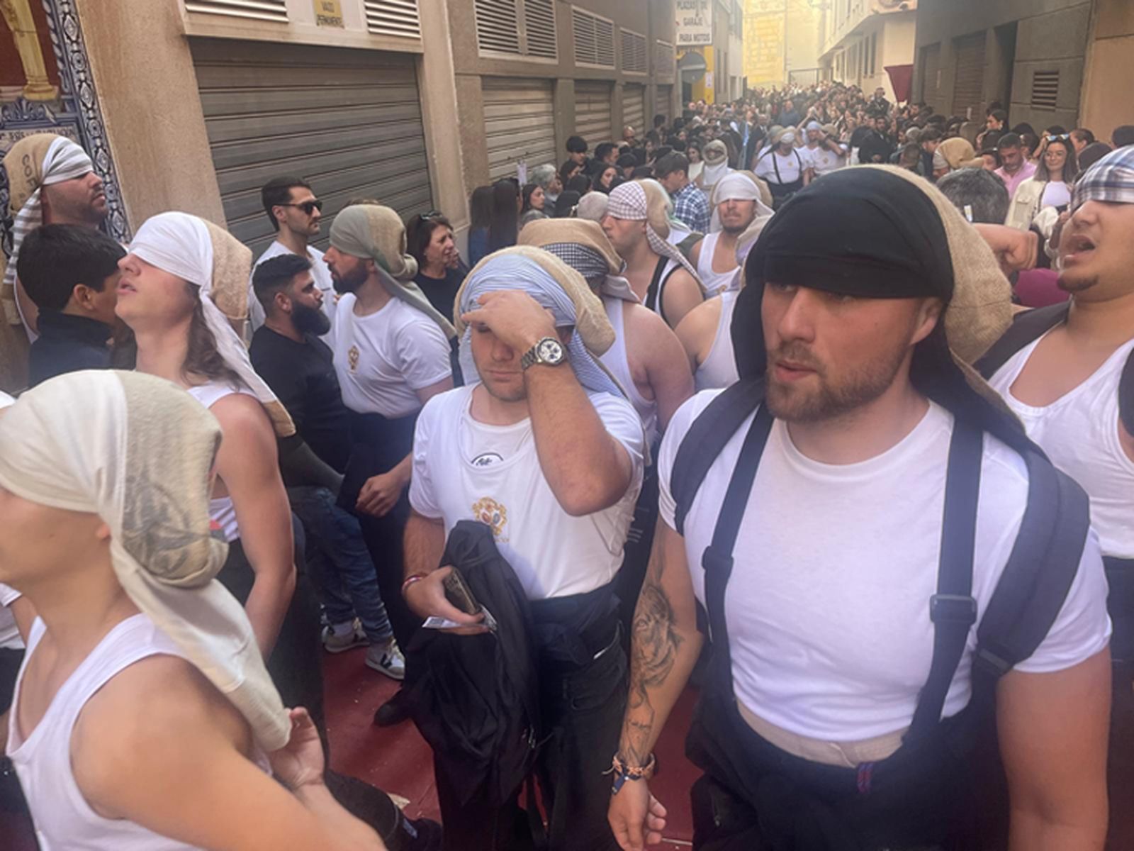 La Flagelación completa un espléndido Miércoles Santo de devoción y Caridad. / FOTO REDUAN