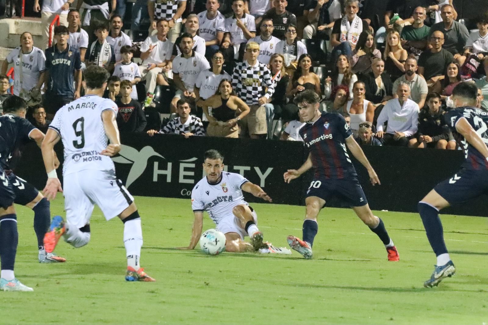 La AD Ceuta prolonga su buena racha en el Murube