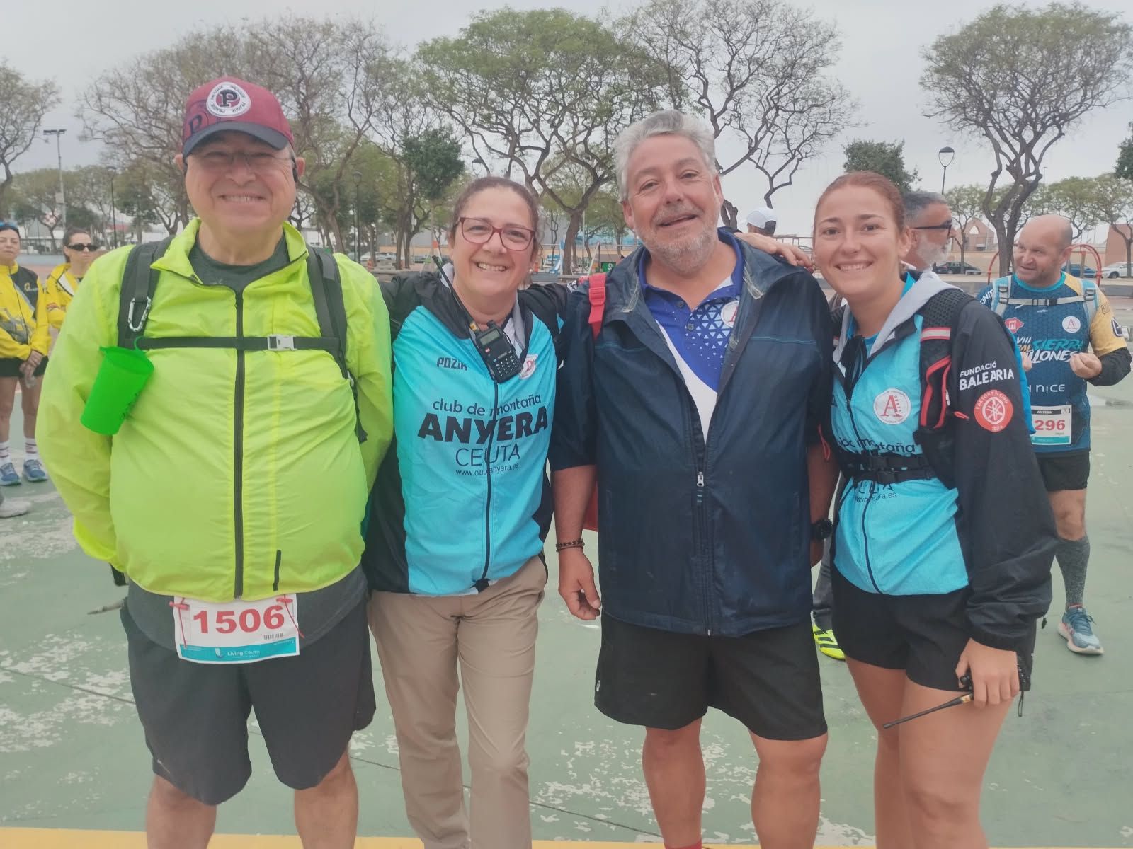 Participantes en la 'Vuela a Ceuta Andando'
