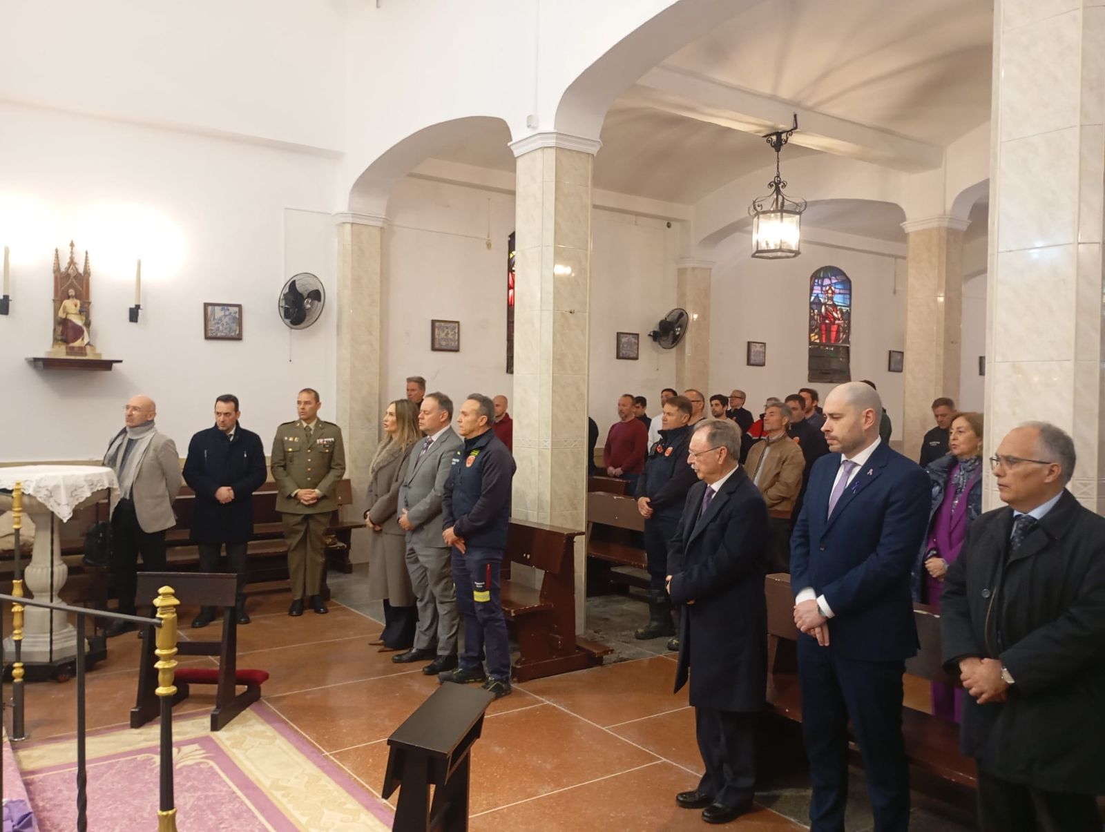 Los Bomberos honran a su Patrón en Villajovita