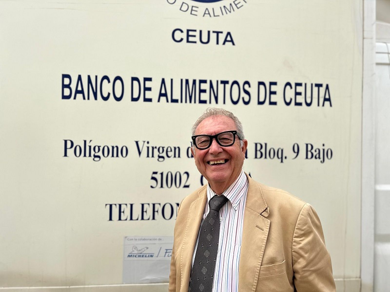 Pedro Mariscal, presidente del Banco de Alimentos de Ceuta. / FOTO E.A.Z.