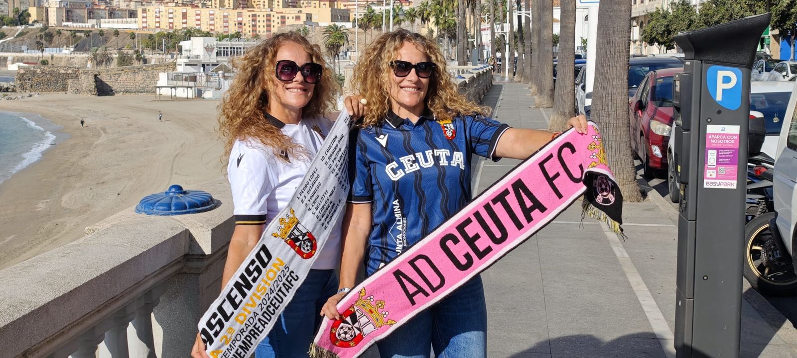 Nieves e Isa, dos hermanas, una misma pasión y toda una vida entregada al fútbol y a la AD Ceuta.