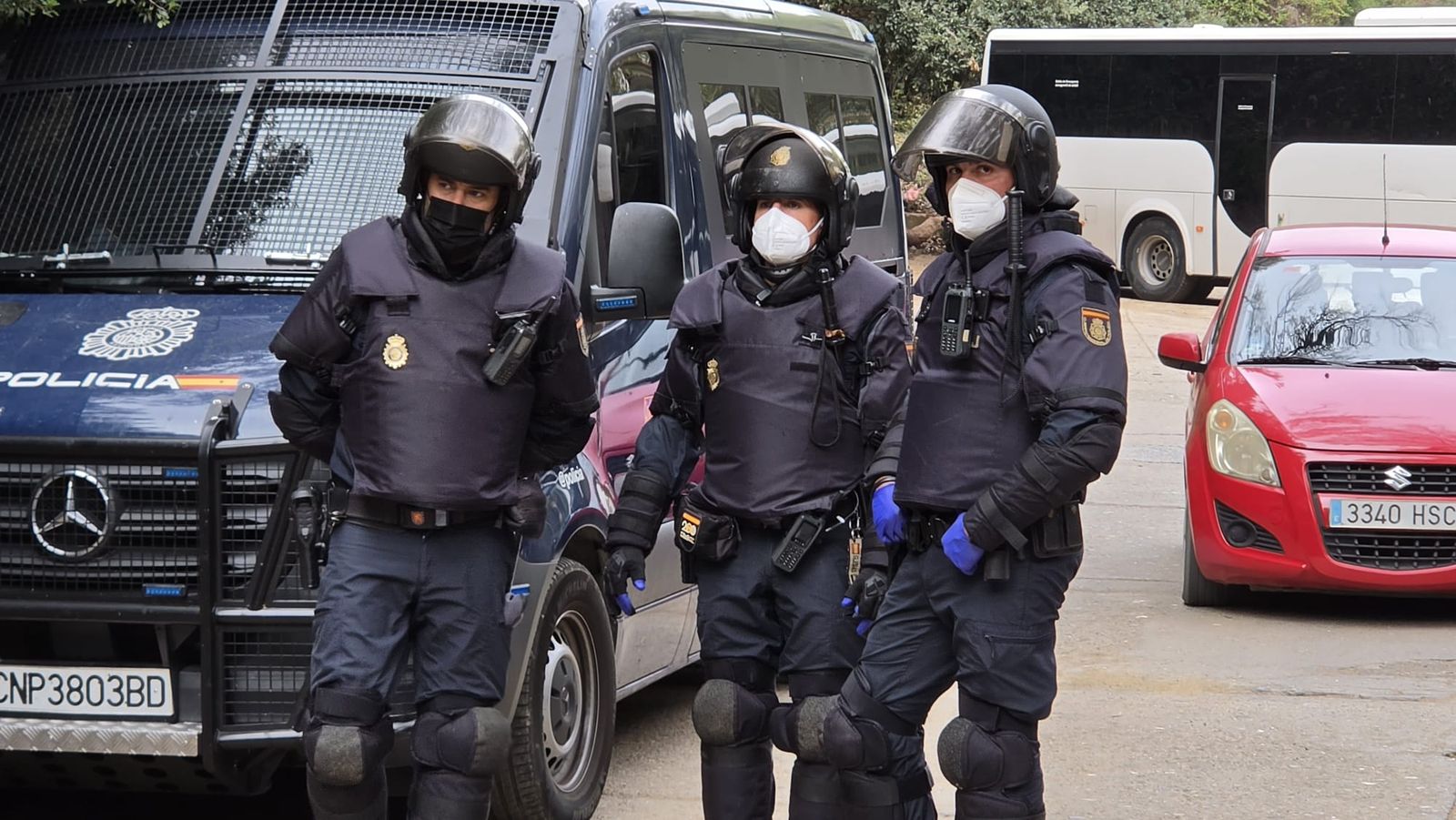Amplio despliegue de la UIP en el CETI de Ceuta para proceder a la expulsión de decenas de migrantes