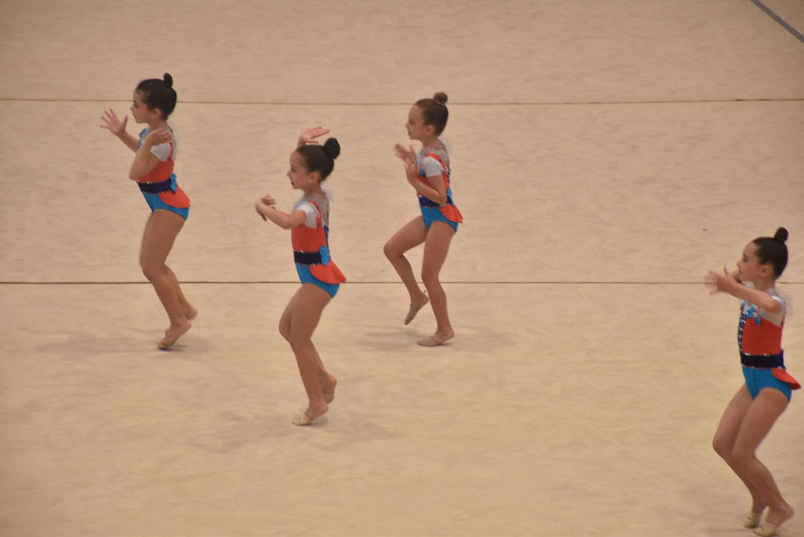 Exhibición de Gimnasia Rítmica
