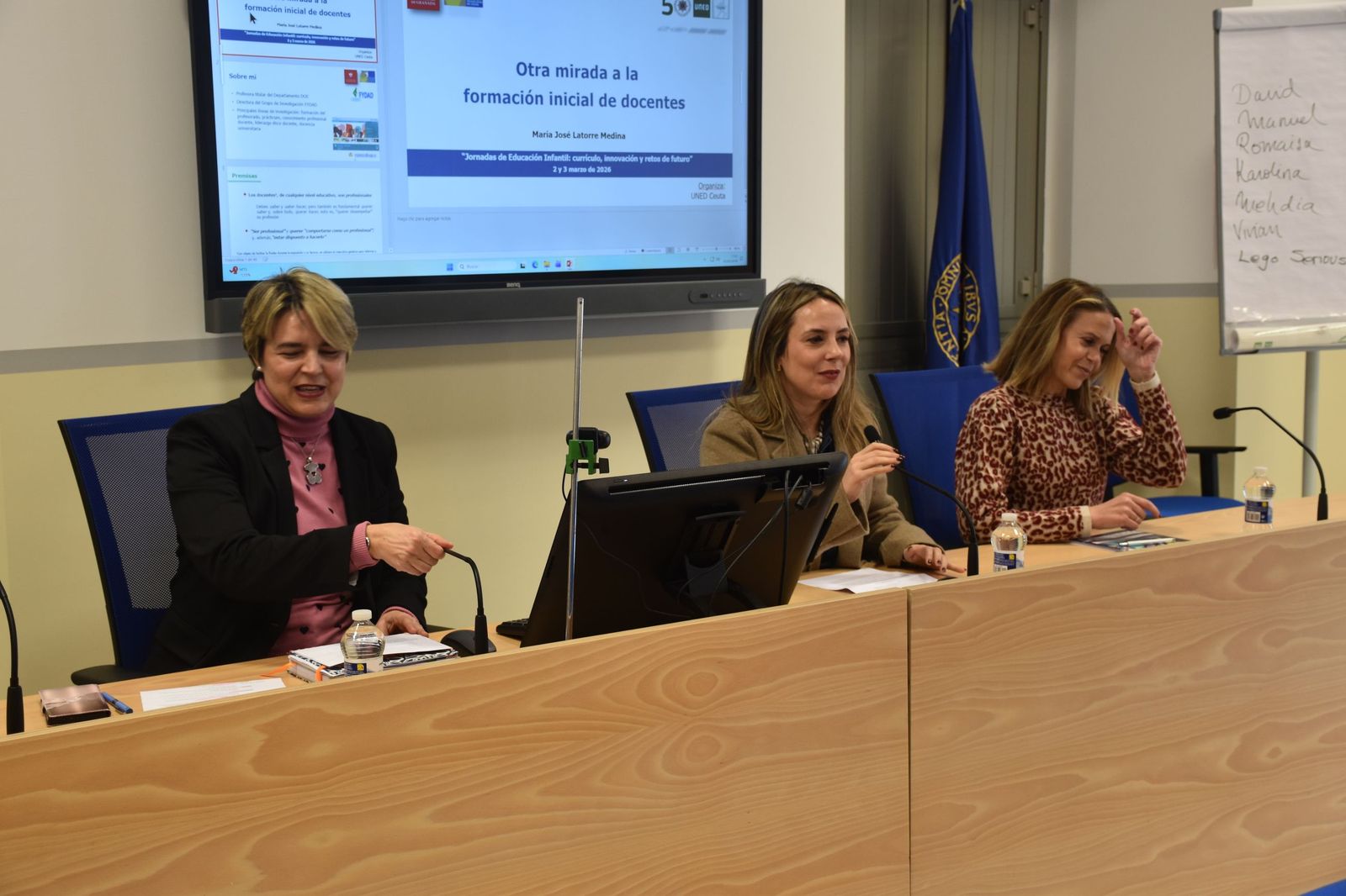 Yolanda Bel, Pilar Orozco y María José Latorre