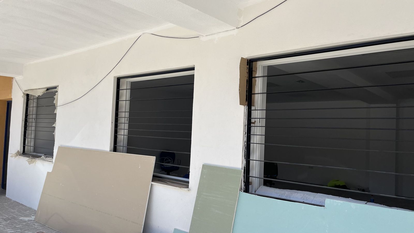 Obras de reforma de las oficinas de la Cofradía de Pescadores