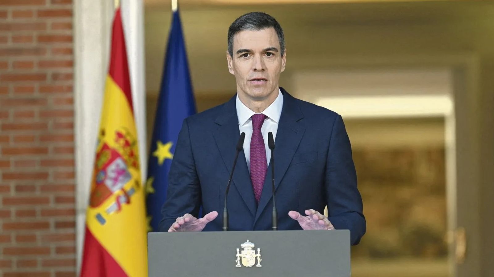 Pedro Sánchez, presidente del Gobierno.