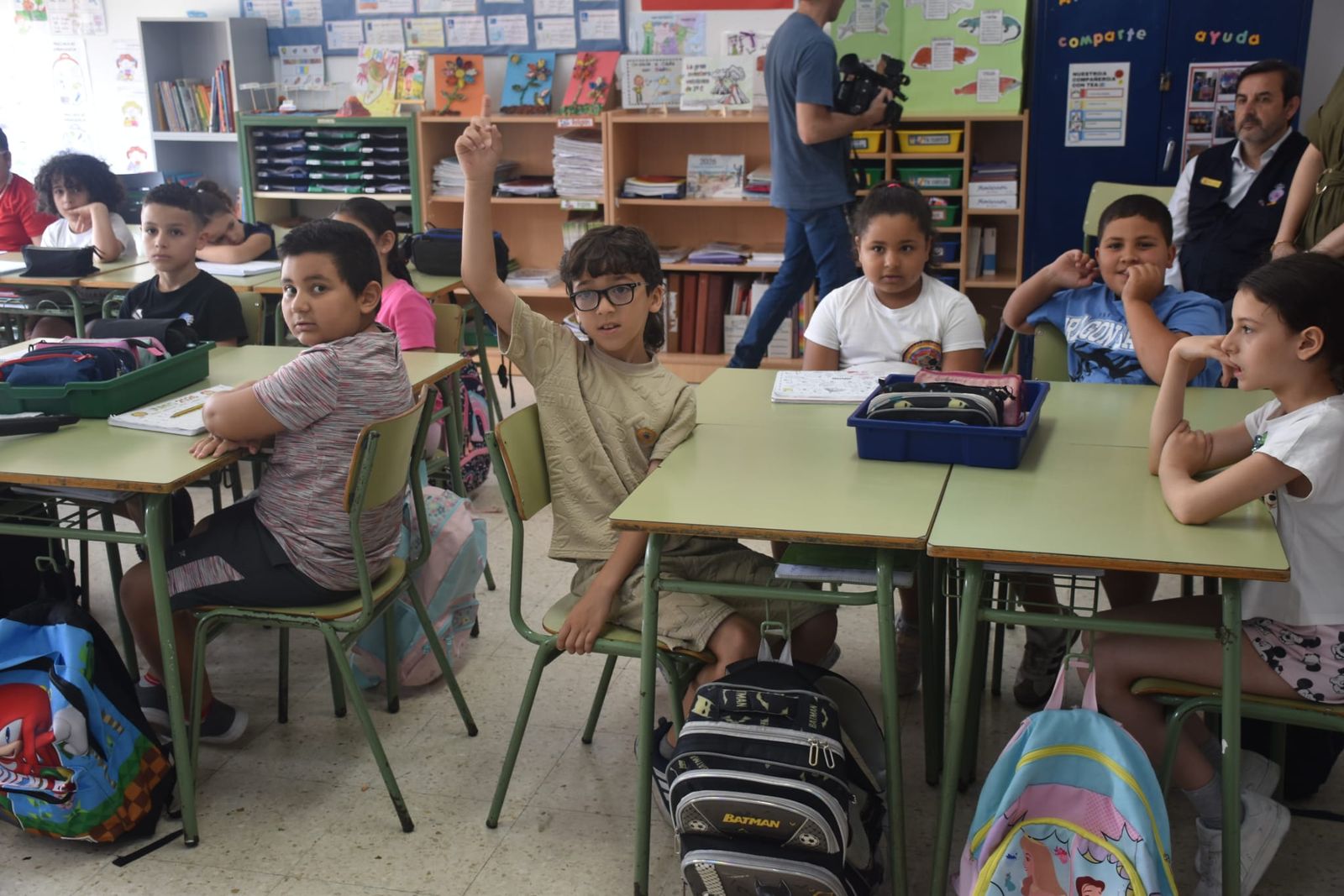 Así ha sido la visita de Barcones al CEIP Reina Sofía
