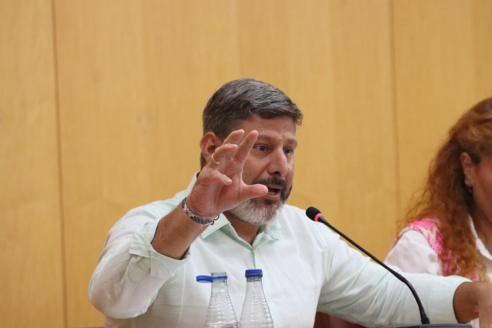 El portavoz de Ceuta Ya!, Mohamed Mustafa. / FOTO REDUAN