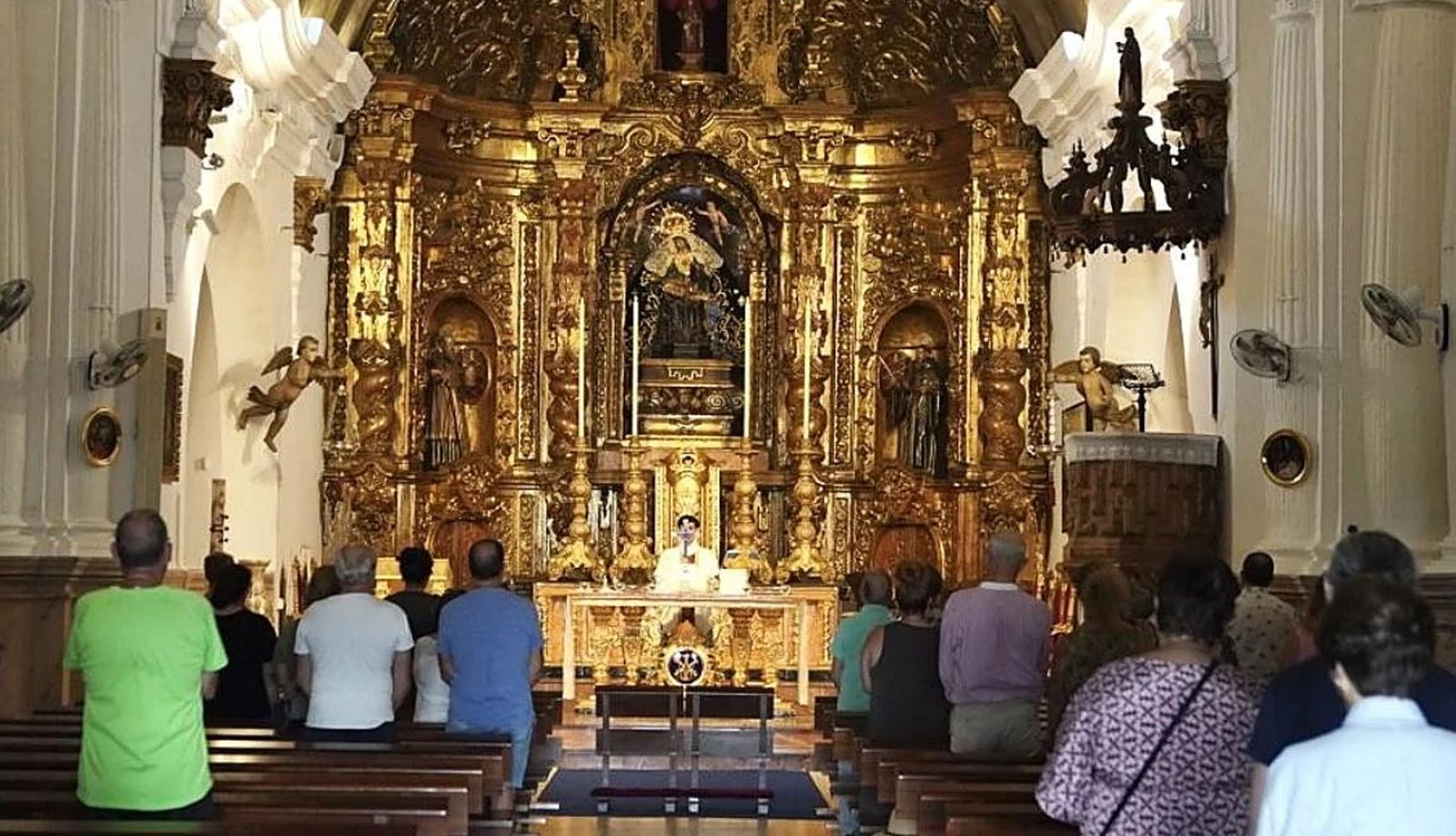 Celebración de la Santa Misa en el Santuario Santa María de África