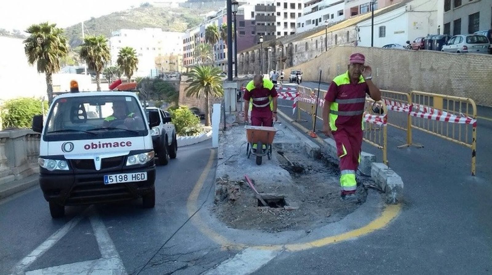 Operarios de Obimace durante su jornada laboral en una foto de archivo Operarios de Obimace durante su jornada laboral en una foto de archivo