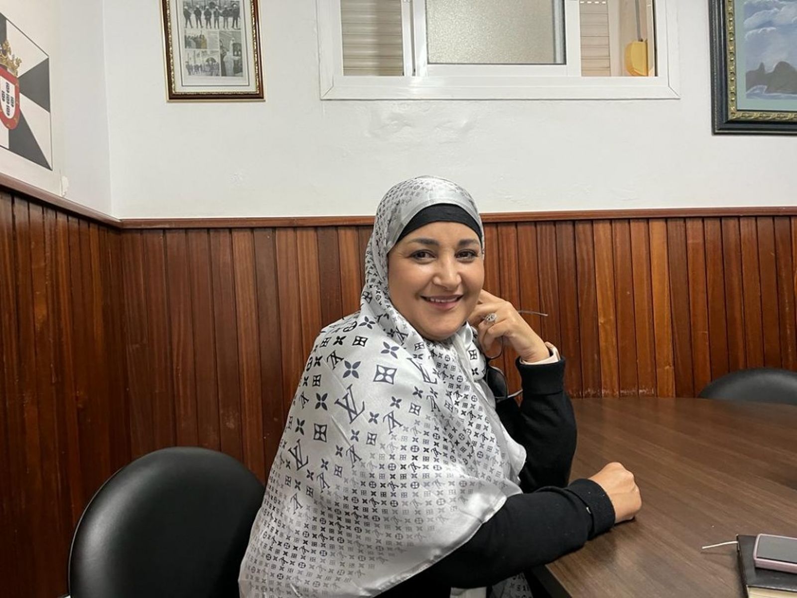 Educadora social de Luna Blanca, Halima Ahmed. / FOTO E.P.