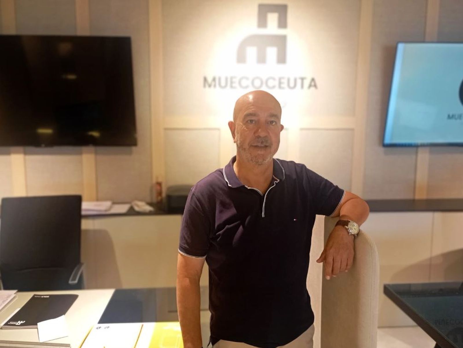 Aurelio Murcia, gerente y fundador  de MuecoCeuta