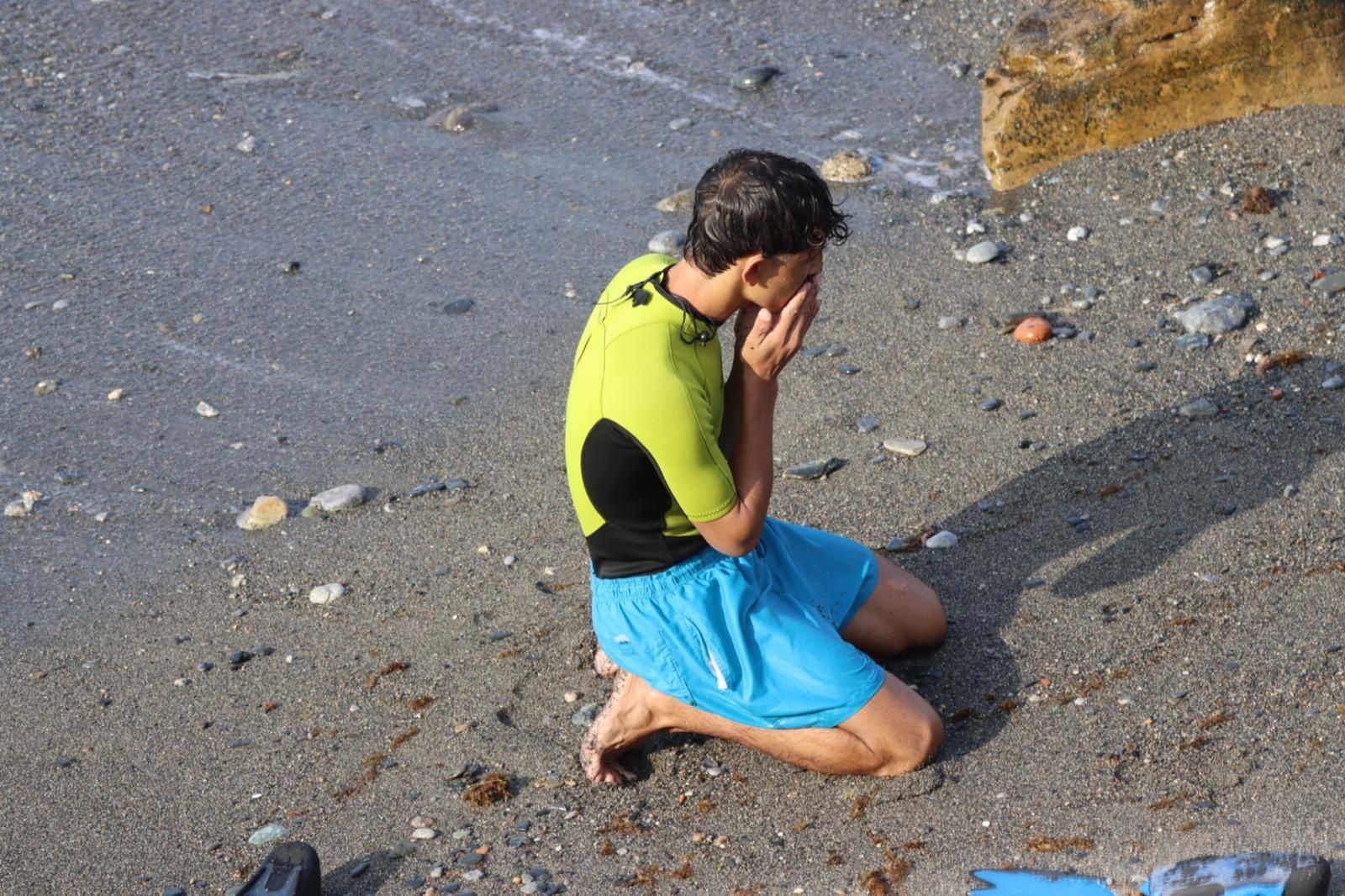 Las entradas en Ceuta de este jueves desde Marruecos, en imágenes