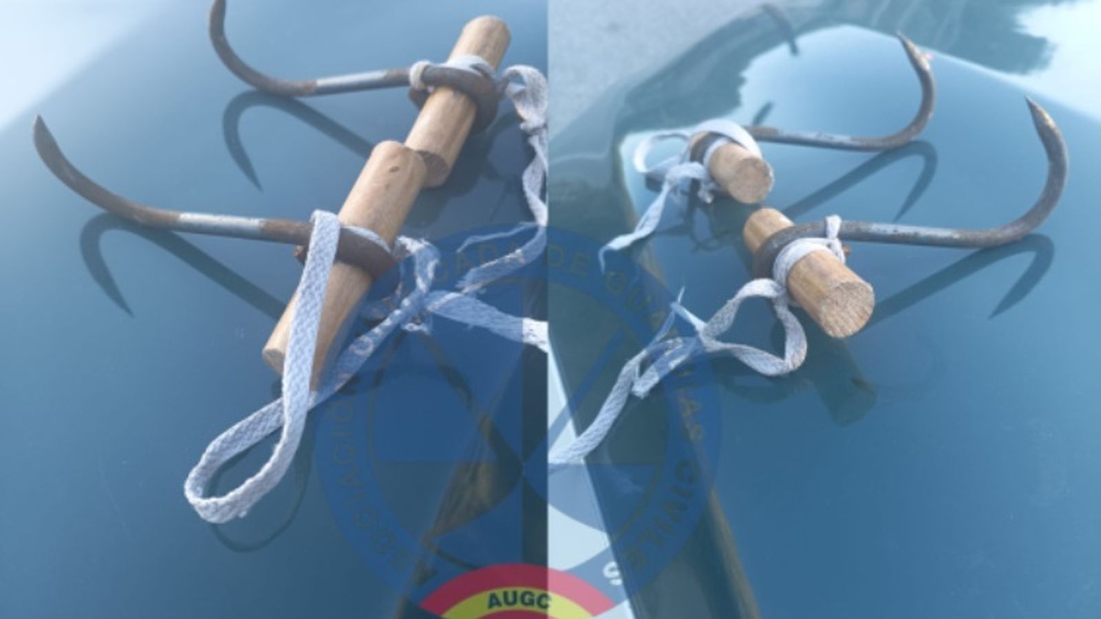 Ganchos utilizados por los migrantes.